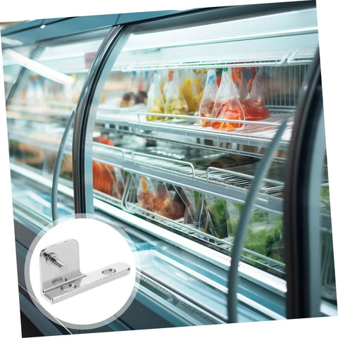 Commercial display freezer with inset of Heavy Duty Stainless Steel Refrigerator Door Hinge Assembly Replacement For Fridge And Freezer