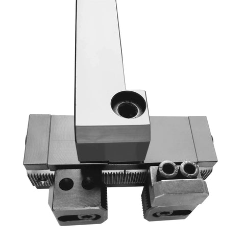 Jumbo Heavy Duty CNC Lathe Bar Puller With 25mm By 25mm Square Shank And 55mm To 118mm Jaw Range, Steel Build, 5 Lb Weight close-up view