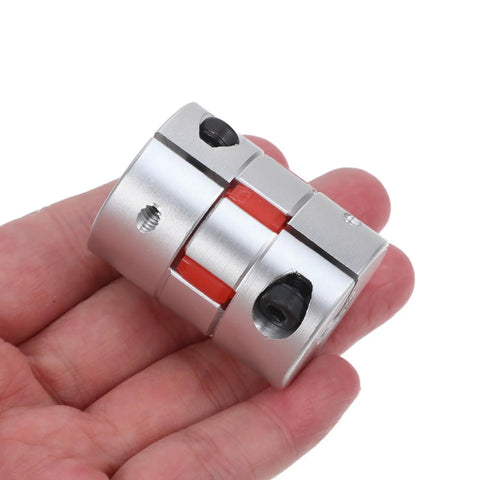 Built To Last High Precision Flexible Coupling 4-16mm Bore For Packaging Machinery Aluminum Alloy Body With Solid Insert Ideal For Stepper Motor And Transmission Systems in hand