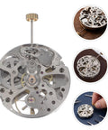 Automatic Skeleton Watch Movement For Wristwatch Repair And Watchmaking Parts Copper Silver Finish Durable Craftsmanship