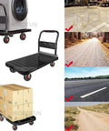 Heavy Duty Caster Wheels Top Plate Swivel Casters for carts dollies trolleys and workbenches flat free rolling plate casters