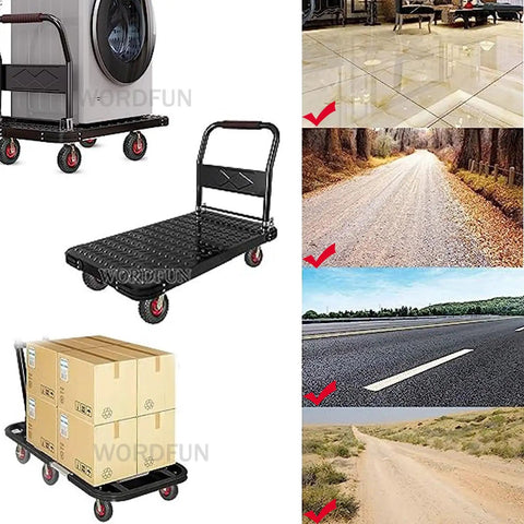 Heavy Duty Caster Wheels Top Plate Swivel Casters for carts dollies trolleys and workbenches flat free rolling plate casters