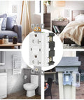 Two Pack GFCI Outlet 20 Amp UL Listed Self Test GFI Receptacles Tamper Resistant Weather Ready LED Indicator in home settings