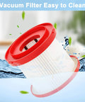 Two Pack HEPA Vacuum Filter For Wet Dry Vacuums, Fits M18 M12 M28 Cordless Models, 49-90-1900 Series, Compatible With 0880-20