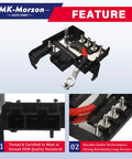 Engine Compartment Fuse Block 84354721 84460795 For Chevy Silverado Gmc Sierra 1500 2500 HD 3500 HD 2017 To 2019 Heavy Duty Battery Distribution close-up view