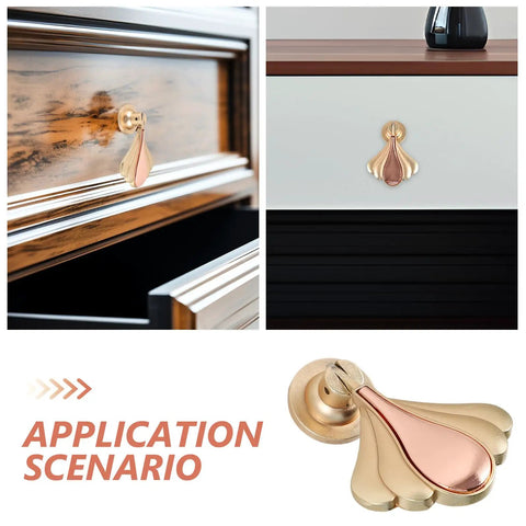Modern Metal Cabinet Door Knobs And Wardrobe Drawer Pulls For Single Hole Install Premium Furniture Hardware with Retro Charm
