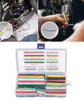 Must Get 140 Pc Heat Shrink Tubing Kit For Wire Wrapping And Electrical Insulation With Storage Container To Bundle Cables For Daily Maintenance And Auto Repair Work At A Cheap Price, assorted sizes in case
