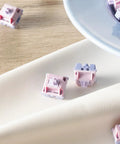 V3 Fairy Linear Silent Keyboard Switches For Mechanical Gaming Keyboard 5 Pin 50 gf displayed on a table