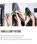 Containment Mat For Garage Floor 7 Foot 9 Inch By 16 Foot Non Slip Heavy Duty Waterproof Car Floor Protector installation steps