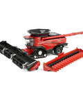 1/64 Scale Case IH Axial-Flow AF11 Combine with Draper Head and 16 Row Corn Head MacDon FD250 for realistic harvest play