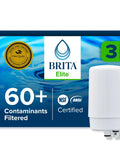 Replacement Water Filter For Faucet Mount System Reduces 99 Percent Lead And Delivers Great Tasting On Tap Water White Finish 3 Pack