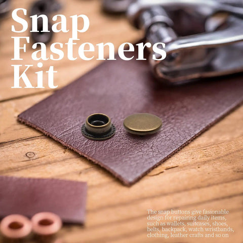 Heavy Duty Bronze Snaps Kit 200 Pieces 15mm Includes Caps Sockets Studs Eyelets For Canvas Marine Boat Projects Durable Copper Material Great For Tents Gear And Outdoor Repairs