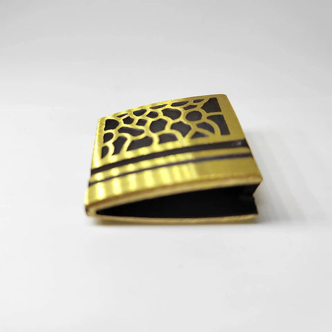 Habaki Ferrule Kit In Brass For Katana Wakizashi Tanto Swords, DIY Blade Accessory with decorative pattern