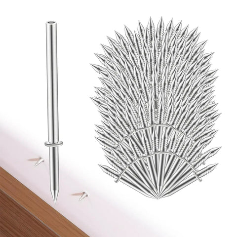 200 Pack Double Head Skirting Nails With Seamless Threads For Solid Wood Baseboards And Molding, heavy-duty carbon steel nails on wood.