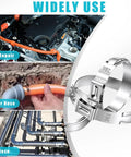 370 Piece 16 Size Single Ear Hose Clamps Set 5.3 To 36.1 mm 304 Stainless Steel Crimp Hose Clamps Assortment Kit application examples