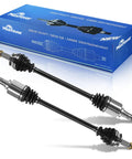 Heavy Duty Front CV Axle Pair AWD For Subaru Outback Impreza Legacy 2005 To 2011 showcasing drive shaft assembly and packaging.