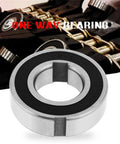Beefed Up Heavy Duty Sprag Clutch One Way Bearing With Dual Keyway Freewheel 25x52x15mm CSK25PP on machinery background