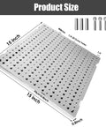 Durable Aluminum 6061 Fixture Plate Jig For CNC Machining 15x15 Inch 0.8 Inch Thick Anodized Workholding Plate with bolts and pins
