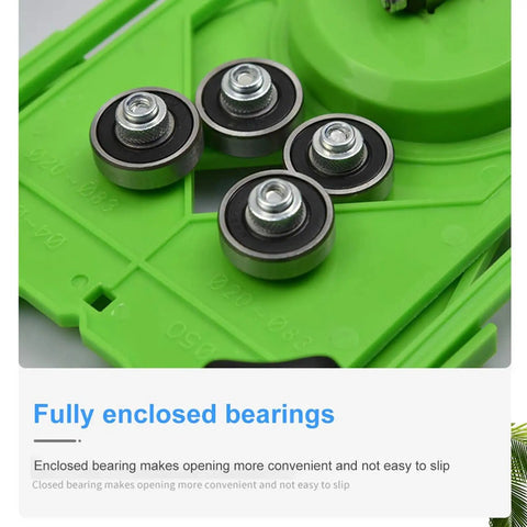 Professional Tile Hole Saw Kit With Dual Suction Cup Guide Jig And Sixteen Dry Wet Drill Bits From 6 To 50 Mm For Ceramic Tile Glass Granite Marble Drilling Like A Boss, fully enclosed bearings