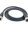 Rugged Heavy Duty M12 8 Pin Female to Female Connector Cable A Code Straight Profibus Double Female Cable for Fieldbus Modules