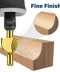 Wood Carving Bits Set Titanium Coated HSS Rotary Burrs 20 Pcs With One Eighth Inch Shank for Fine Finish on wood