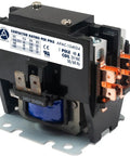 Heavy Duty Workhorse 1 Pole Shunt Contactor With 24V Coil 40 Amp Replacement For HVAC Compressors, black contactor with copper terminals