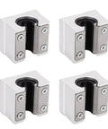 4 Pack Aluminum Slider Linear Motion Ball Bearing Slide Block SBR10UU Pro Grade High Precision CNC Machine Tool Component For Aerospace Durable Aluminum Alloy Built To Deliver Smooth Operation Performance And Low Friction, four blocks