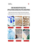 Straight Shots Automatic Shrink Wrap Machine Built Tough For Heavy Duty Pallet Wrapping And Seamless End Of Line Automation for diverse packaging uses.