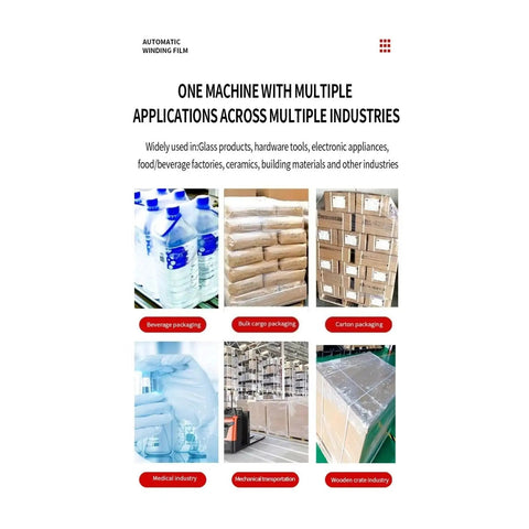 Straight Shots Automatic Shrink Wrap Machine Built Tough For Heavy Duty Pallet Wrapping And Seamless End Of Line Automation for diverse packaging uses.