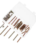 49Pc M6 Hex Socket Head Screws And Barrel Nuts Set For Furniture Connectors, Durable Headboard And Pet Gate Hardware