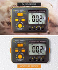 Dust and moisture proof Earth Resistance Tester With 3 Resistance Ranges 20 Ohms, 200 Ohms, And 2000 Ohms, Digital Grounding Meter