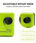 Adjustable rotary knob on Premium Rc Digital Servo And Esc Consistency Checker for PWM pulse width adjustment.