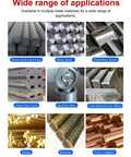 Wide range of steel and cast iron materials showing applications for Heavy Duty Portable Digital Hardness Tester For Steel And Cast Iron Featuring Dead Nuts Accurate Leeb Gauge Readings Smooth Operation And Straight Fire Quality You Can Trust Every Single Time