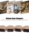 Round Door Stop Set For Home Office And Hotel Use Anti Slip Anti Collision No Slam 4 Pack Noise Reducing Door Stops displayed