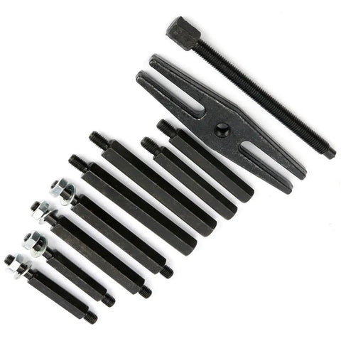 Heavy Duty Bearing Separator Puller Set 12 Piece With 2 Inch And 3 Inch Splitters Pro Grade Kit In Case For Removing Bearings Drop Forged