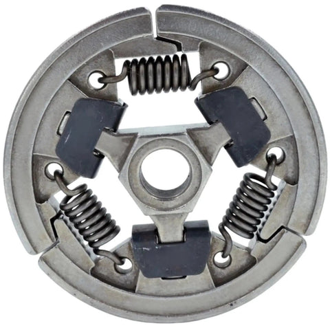 Built Tough Heavy Duty Chainsaw Clutch Assembly 1128 160 2004 Replacement For 044 046 MS440 MS460 Chainsaw Models High Strength Cast Steel With Wear Resistant Friction Shoes For Smooth Starts And Reliable Power Transfer, front view
