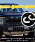 Tow Hook Covers Hitch Cover For Ford F-150 2004-2025 And Bronco 2021-2025 Works With Toyota Tundra 2017-2021 White hooks
