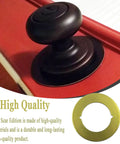 2 Pack Gold Scar Plate For Door Knob Fixing Cover Filler Backplate Beef Up Security By Hiding Damaged Door Easy Install Fits Under
