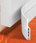 Door Draft Stopper Weather Stripping Kit Easy Install 41 Inch Long 2 Inch Wide With Ultra Strong Adhesive For Gaps Up To 1 Inch White Indoor