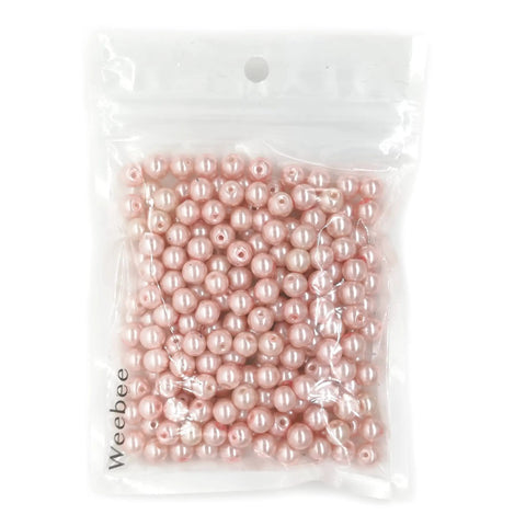 200 pcs glass pearl beads assorted colors satin luster round Czech glass beads in packaging for DIY jewelry making