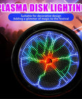 6 Inch Plasma Disk Light Show For Parties And Home Decor Multicolor Plasma Plate glows in dark party setting