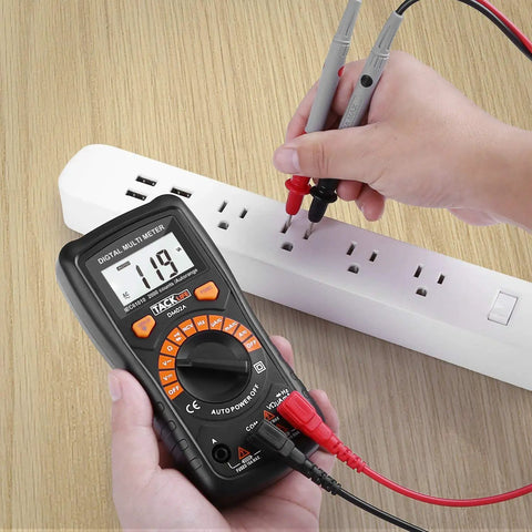 Beefed-Up 1000V 20A Multimeter Lead Kit With Comfort Grip Probes, Test Leads And Volt Meter Probes For Digital Meters in use