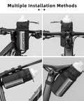 Bike Water Bottle Holder Bag With Insulated Stem Bag 1L Capacity Mounts On Handlebar Or Stem Ideal For Mountain And Road Bikes