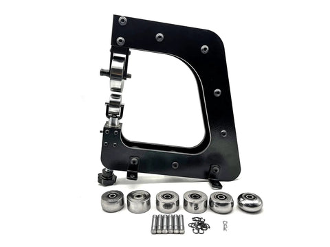 8 Inch Throat Depth English Wheel Built For Serious Sheet Metal Fabbing Featuring Fully Rotating Heads And A Micro Adjustable Anvil To Knock Out Steel And Aluminum Panels Like A Boss