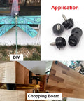 Heavy Duty Rubber Feet And Screw Kit With Stainless Steel Washers for securing furniture and chopping boards, assorted sizes visible.