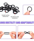 O-ring set, 300-piece, 18 sizes, nitrile rubber seals for automotive gaskets and A/C system repairs.