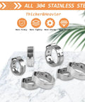 130 Piece Stainless Steel Single Ear Hose Clamps Pack For Three Quarter Inch PEX Tubing Fittings And Pipe Connections displayed on marble