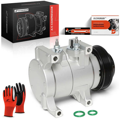 Heavy Duty AC Compressor With Clutch And Precharged PAG46 Oil Fits Jeep Grand Cherokee Chrysler 300 Dodge Durango 3.6L V6 kit and tools.