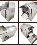 Commercial Coffee Roaster And Nut Roaster Drum Machine Three Phase 55 Lbs Electric Heavy Duty 208V 6500W in stainless steel