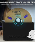 Firefly V2.0 3D Filament Dryer Box with air circulation showing hanging filament spool holder design
